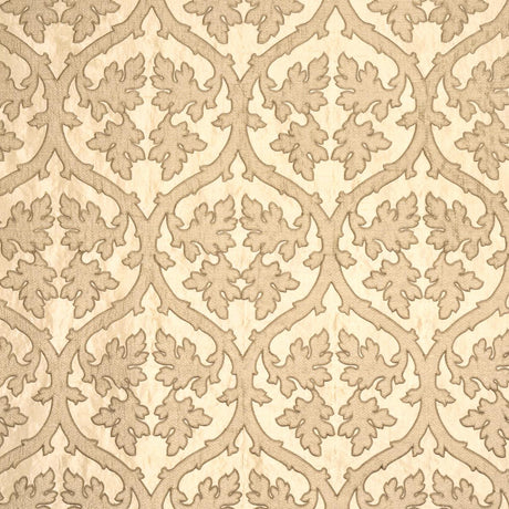 Schumacher Ravenna Embroidery Camel Fabric