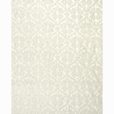 Schumacher Ravenna Embroidery Silver Fabric