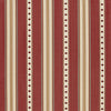Schumacher Francesca Stripe Rouge Fabric