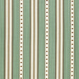 Schumacher Francesca Stripe Aqua Fabric