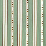 Schumacher Francesca Stripe Aqua Fabric