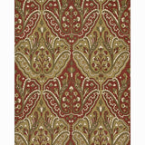 Schumacher Maharajah Crewel Embroidery Pompeii Fabric