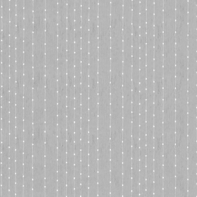 Kasmir Sprinkle Stripe White Fabric