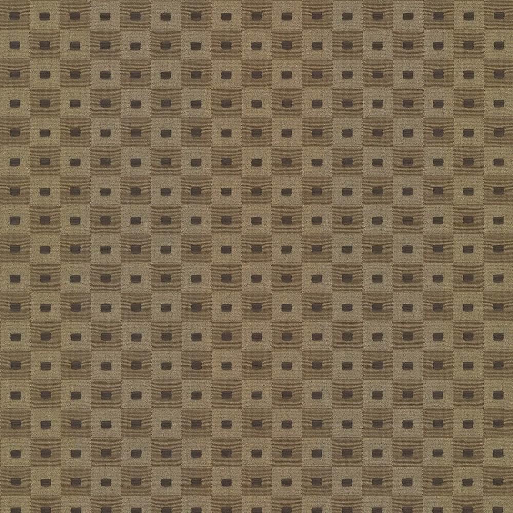 Kasmir Square Pegs Coffee Fabric