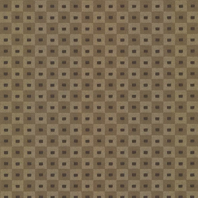 Kasmir Square Pegs Coffee Fabric