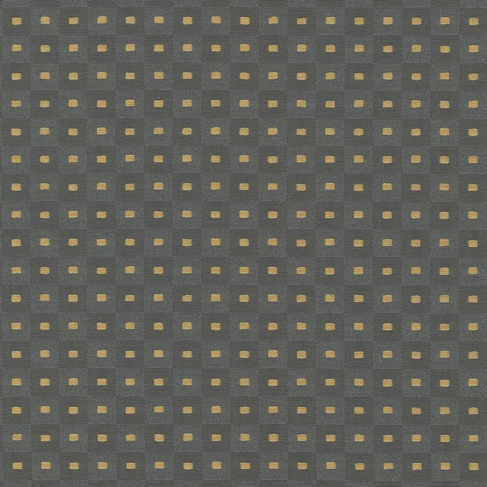 Kasmir Square Pegs Graphite Fabric