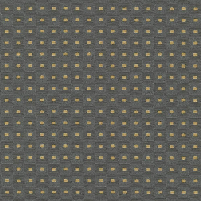 Kasmir Square Pegs Graphite Fabric