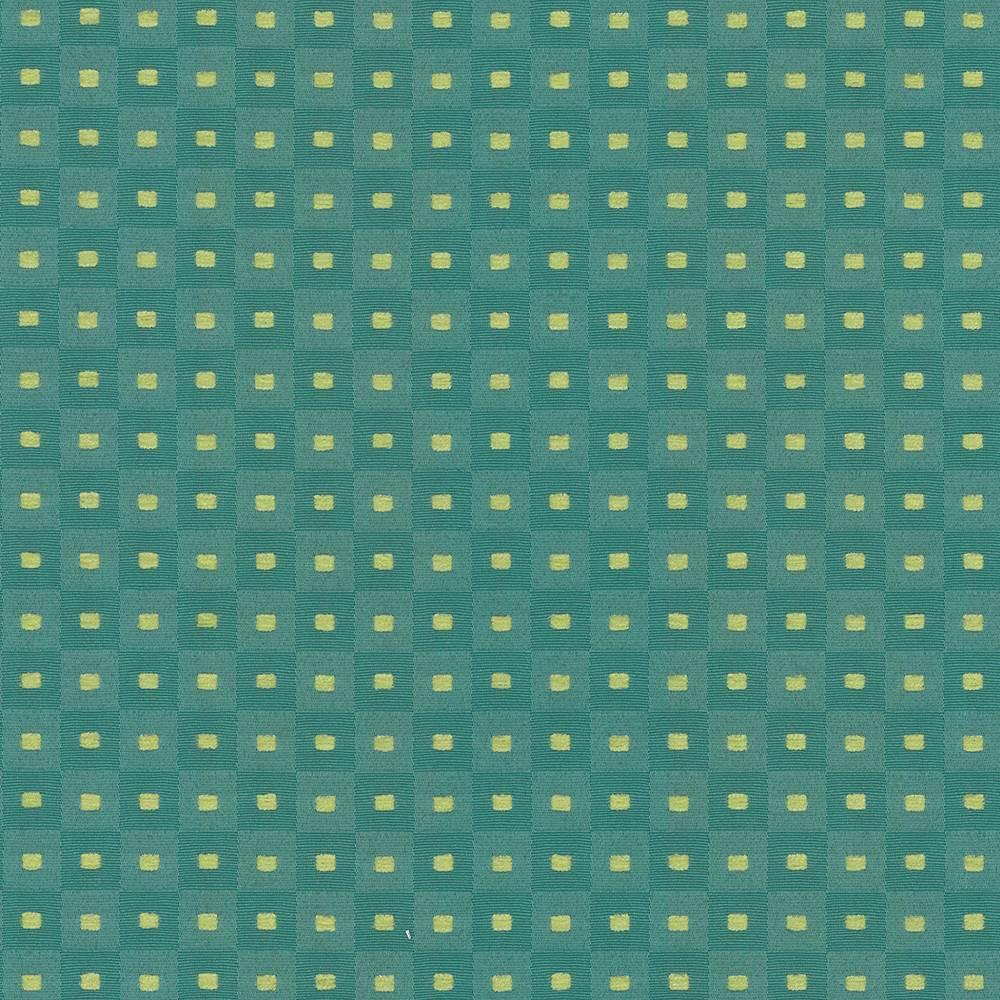 Kasmir Square Pegs Sea Blue Fabric