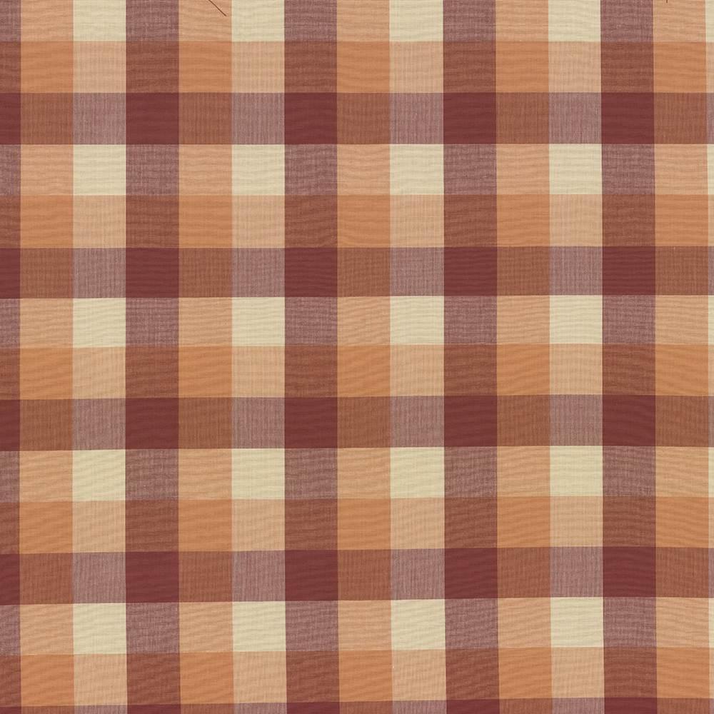Kasmir Squire Check Melon Fabric