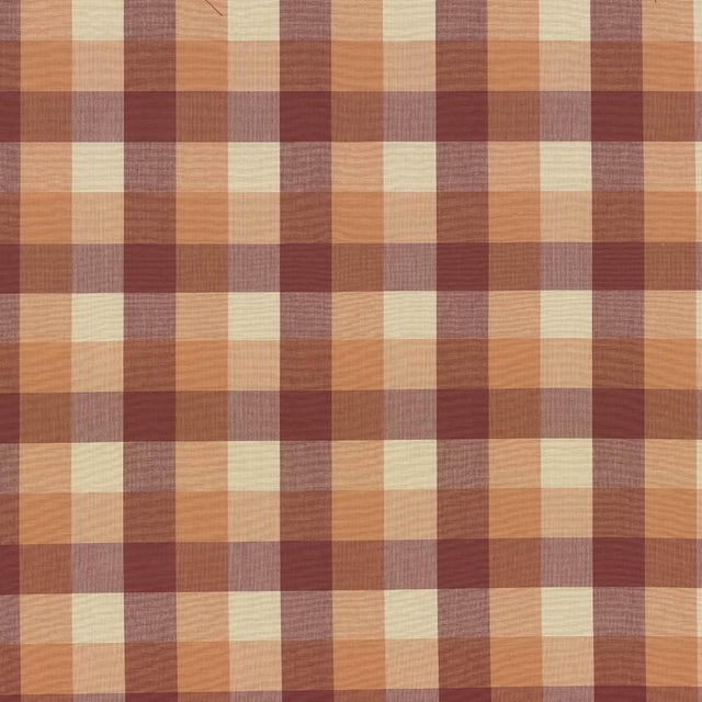 Kasmir Squire Check Melon Fabric