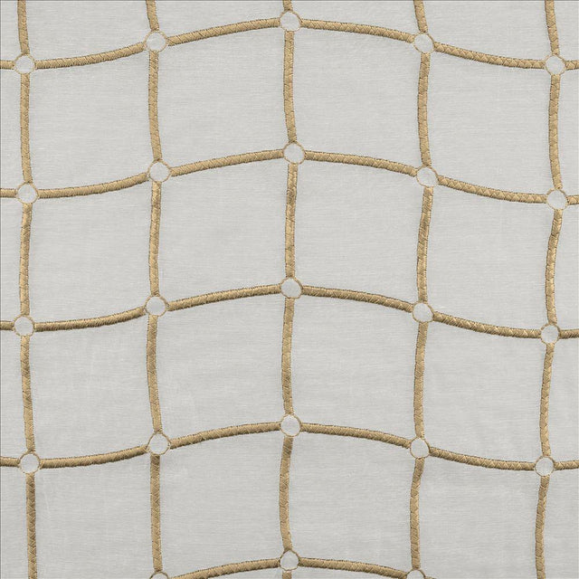 Kasmir Stringcourse Gold Fabric