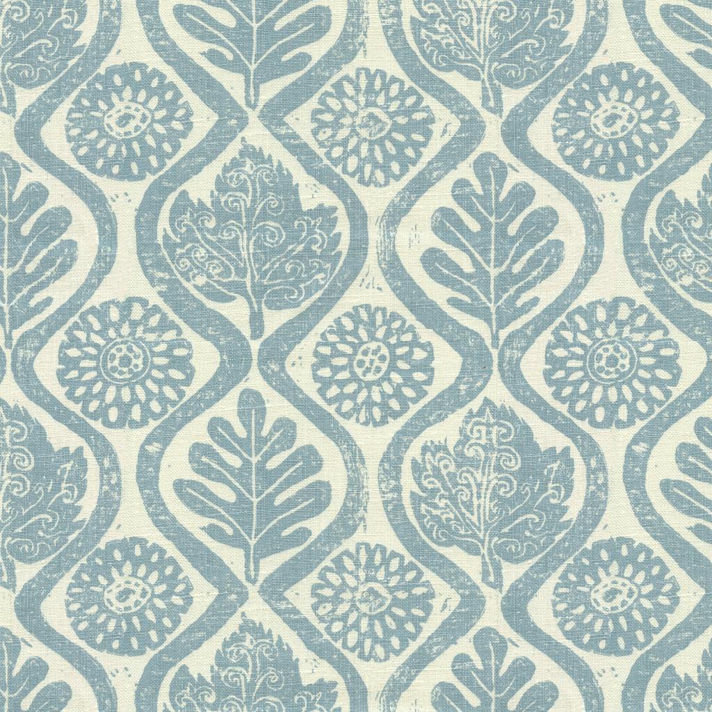 Lee Jofa OAKLEAVES BLUE Fabric