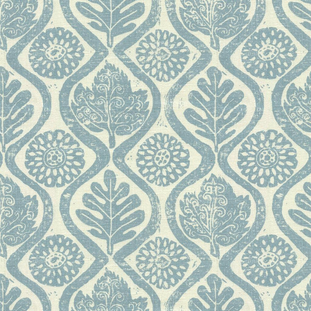 Lee Jofa OAKLEAVES BLUE Fabric