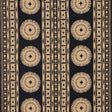Schumacher Bora Bora Print Lava Black Fabric