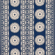 Schumacher Bora Bora Print Marine Fabric