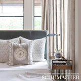 Schumacher Bora Bora Print Sea Oyster Fabric