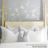 Schumacher Chinois Palais Panel Grisaille Wallpaper