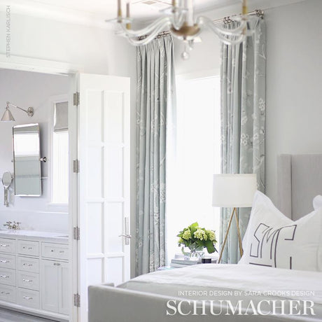 Schumacher Chinois Palais Grisaille Fabric