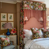 Schumacher Bermuda Blossoms Cocoa Fabric