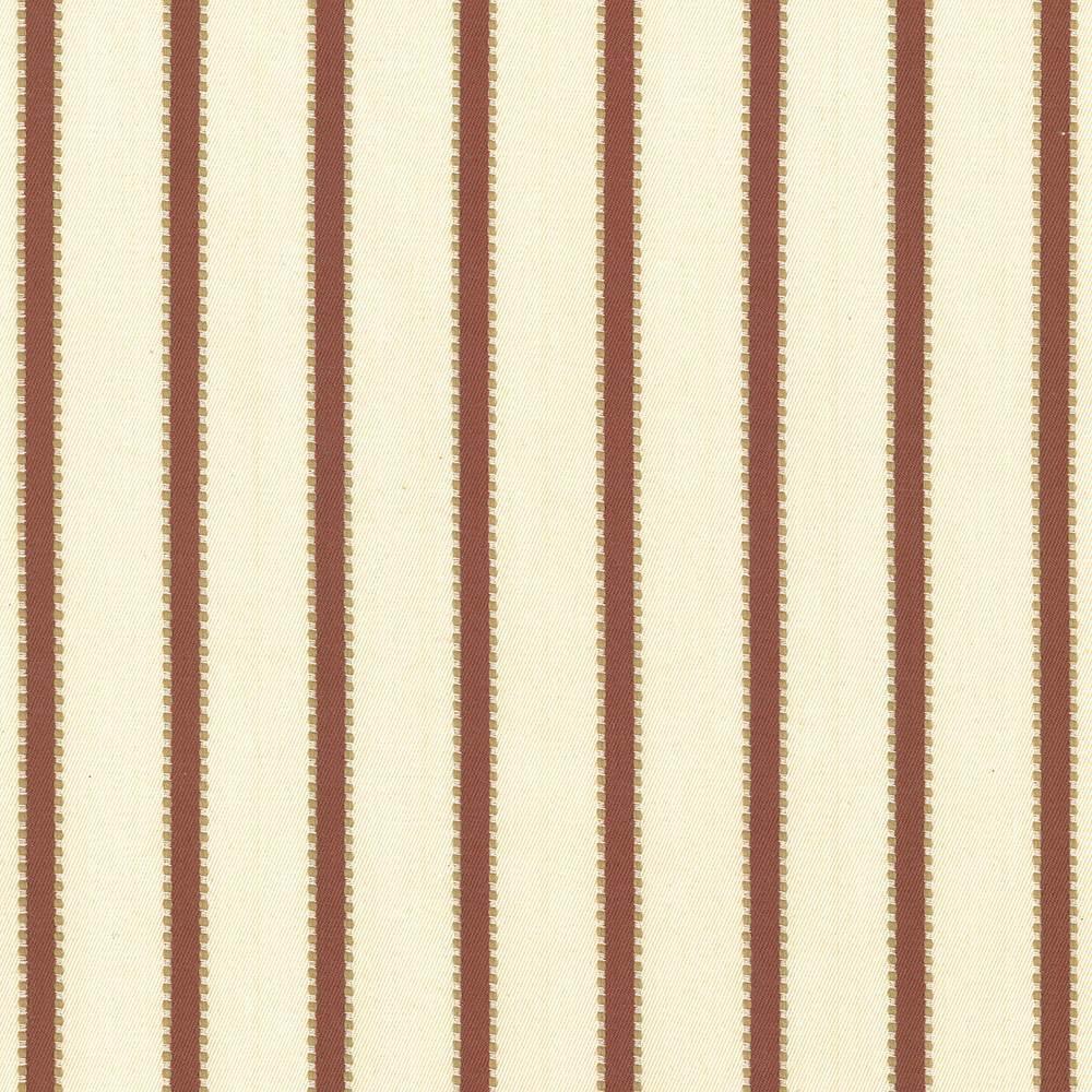 Kasmir Stripe Delight Cinnabar Fabric