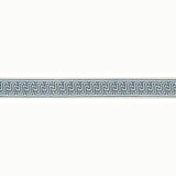 Schumacher Labyrinth Tape Bleu Trim