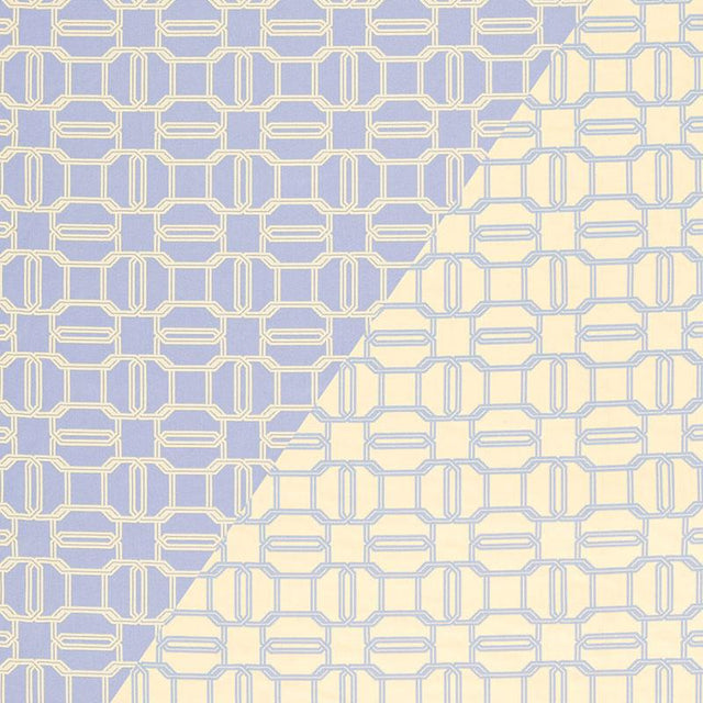 Schumacher Emerald Cut Bristol & Ivory Fabric