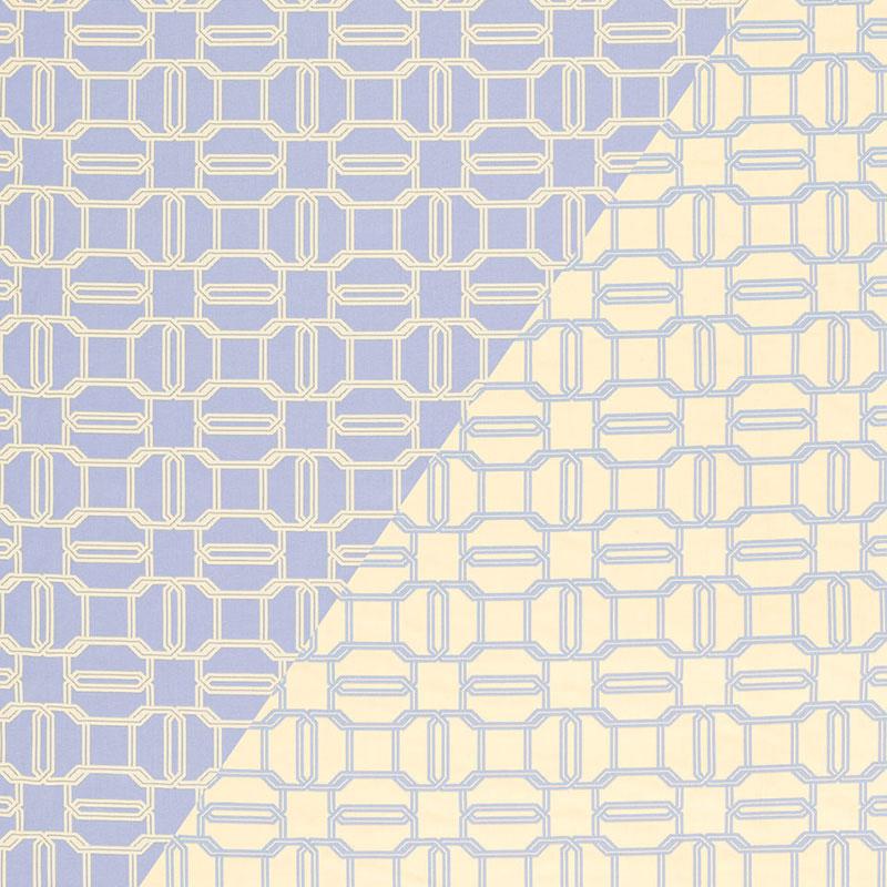 Schumacher Emerald Cut Bristol & Ivory Fabric