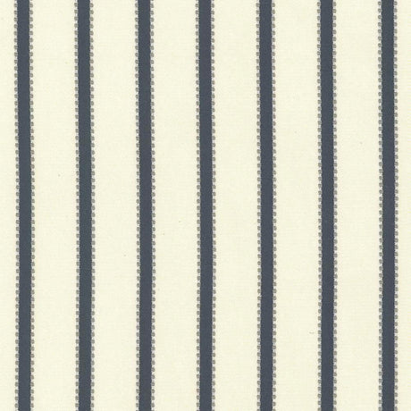 Kasmir Stripe Delight Navy Fabric