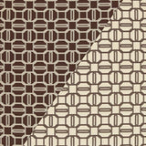 Schumacher Emerald Cut Mink & Ivory Fabric