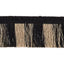 Schumacher Palm Frond Lava Black Trim
