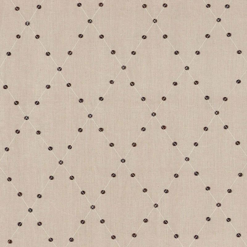 Schumacher Samoa Diamond Sea Oyster Fabric