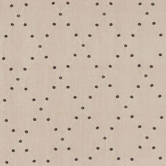 Schumacher Samoa Diamond Sea Oyster Fabric