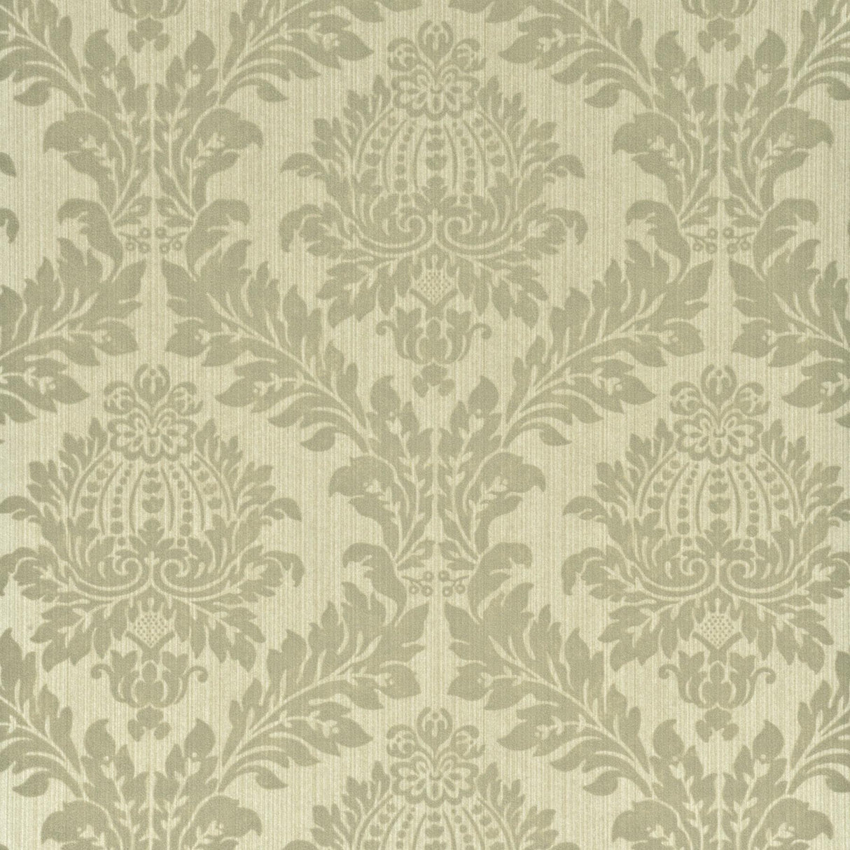 G P & J Baker LYDFORD DAMASK BAKER GREY Wallpaper