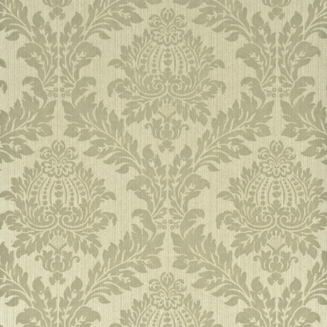 G P & J Baker LYDFORD DAMASK BAKER GREY Wallpaper