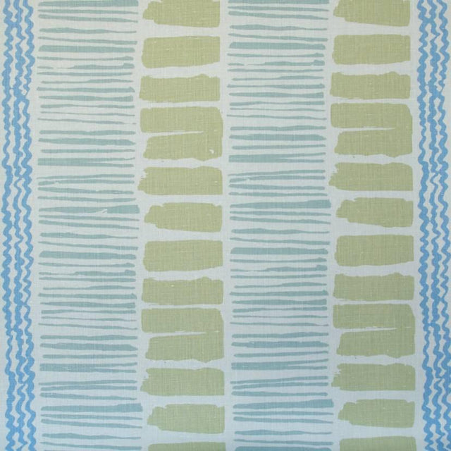 Lee Jofa SALTAIRE LIGHT GREEQUA/CORNFLOWER Fabric