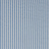Schumacher Antique Ticking Stripe Bleu Fabric