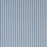 Schumacher Antique Ticking Stripe Bleu Fabric