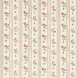 Schumacher Cabanon Stripe Rouge Fabric