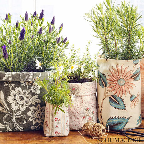 Schumacher Cabanon Stripe Rouge Fabric