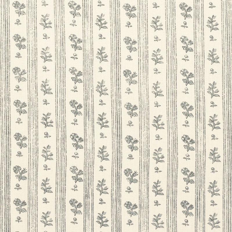 Schumacher Cabanon Stripe Gris Fabric