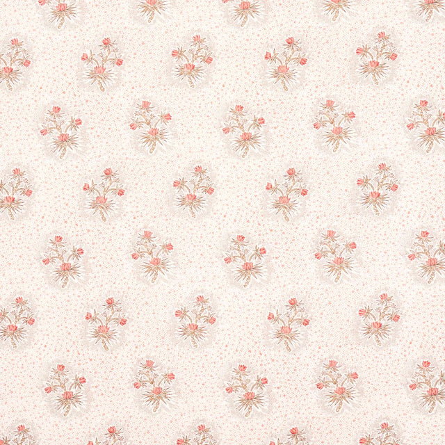 Schumacher Cassis Floral Rouge Fabric