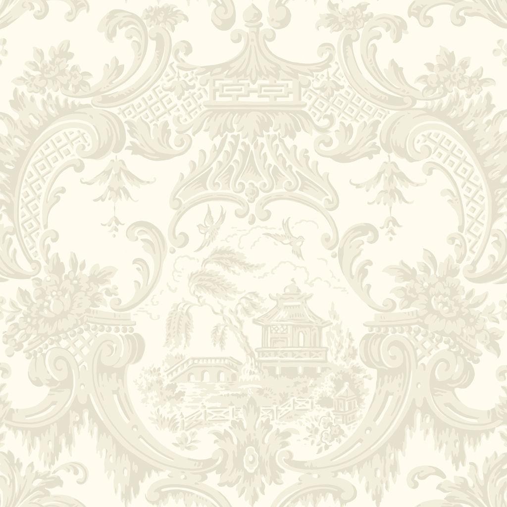 Cole & Son CHIPPENDALE CHINA IVORY Wallpaper