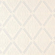 Schumacher Eugenie Matelass Ivory / Bleu Fabric