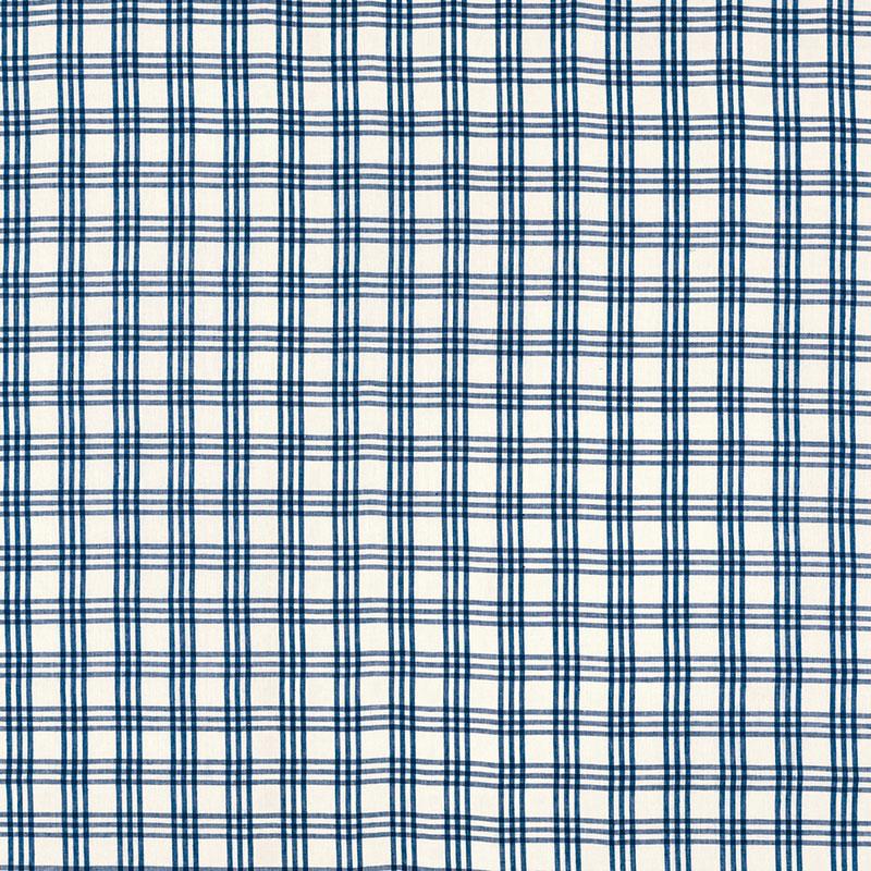 Schumacher Imogen Indigo Fabric