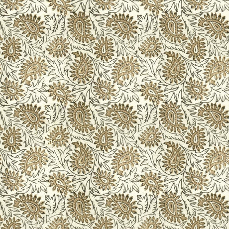 Kasmir Swansea Leaf Linen Fabric