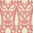 Schumacher Chenonceau Coral Wallpaper