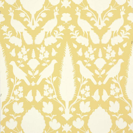 Schumacher Chenonceau Buttercup Wallpaper