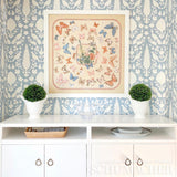 Schumacher Chenonceau Sky Wallpaper