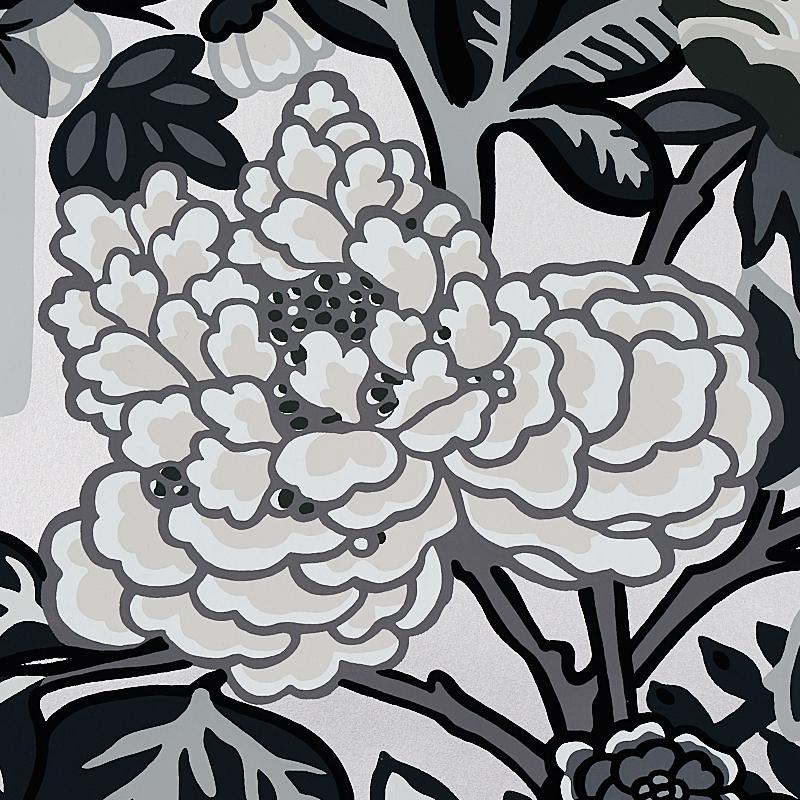 Schumacher Chiang Mai Dragon Smoke Wallpaper