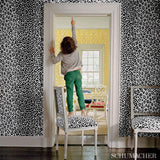 Schumacher Iconic Leopard Linen Wallpaper